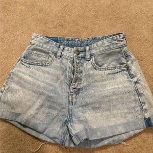 American Eagle Outfitters Faded Blue Jean Shorts